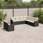 vidaXL Spacious Modular Outdoor Sofa Set with Removable Cushions