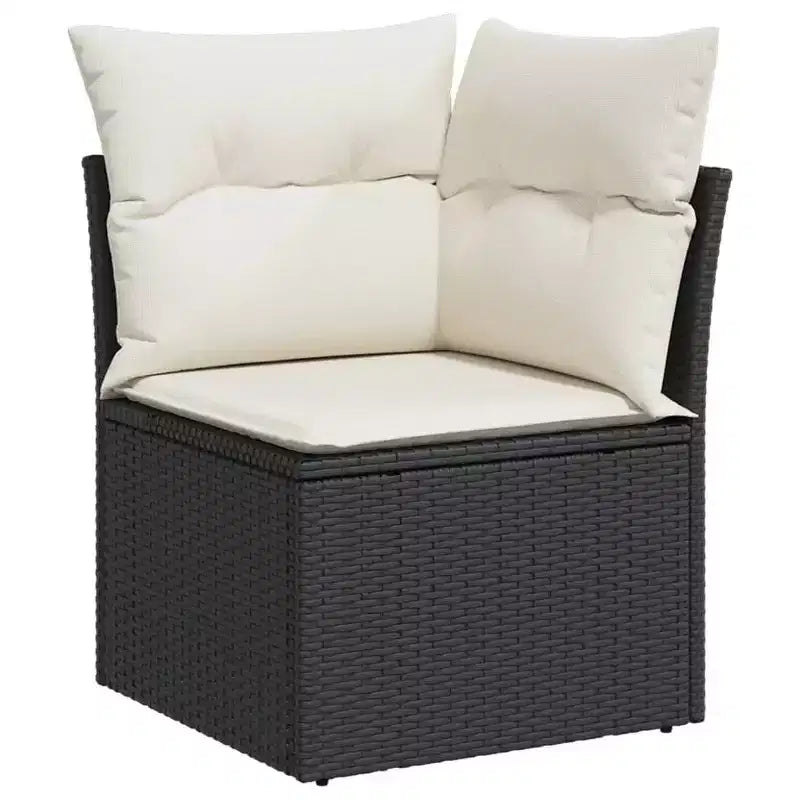 vidaXL Spacious Modular Outdoor Sofa Set with Removable Cushions