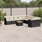 vidaXL Modular Outdoor Sofa Set with Cushions