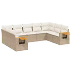 vidaXL Outdoor Sofa Set with Cushions in Different Colors