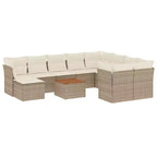 vidaXL Fancy Modular Garden Sofa Set with Cushions in Different Colors