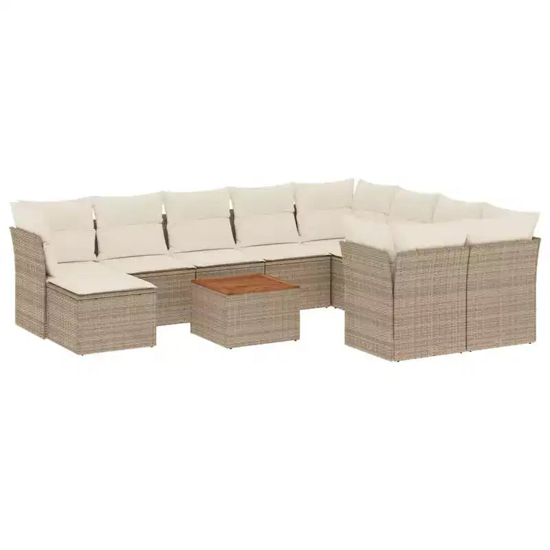 vidaXL Fancy Modular Garden Sofa Set with Cushions in Different Colors