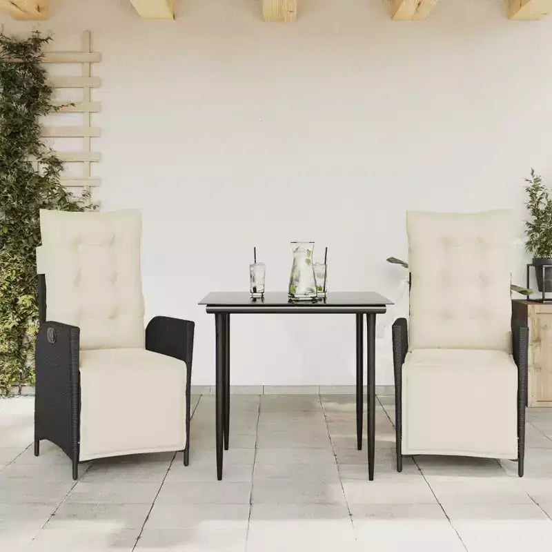 vidaXL Salon de jardin moderne en résine tressée