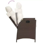 vidaXL Garden Dining Set with Cushions in Multiple Colors