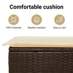 vidaXL Garden Dining Set with Cushions in Multiple Colors
