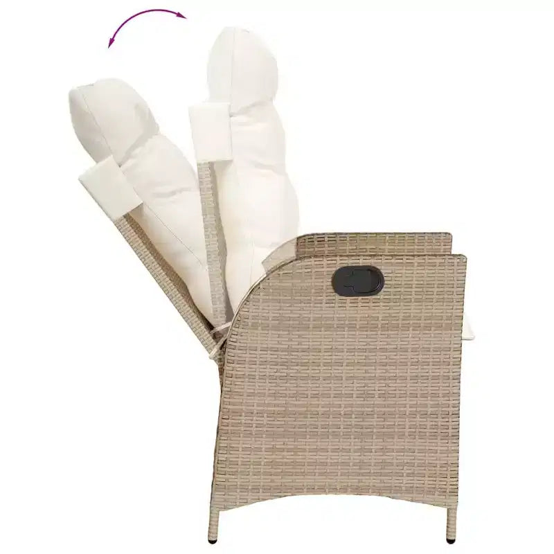 vidaXL Garden Dining Set with Cushions in Multiple Colors