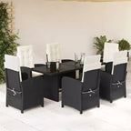 vidaXL Outdoor Dining Set with Cushions in Multiple Colors