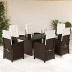 vidaXL Outdoor Dining Set with Cushions in Multiple Colors