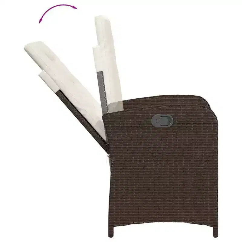 vidaXL Outdoor Dining Set with Cushions in Multiple Colors