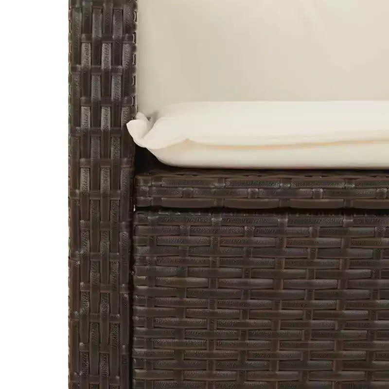 vidaXL Outdoor Dining Set with Cushions in Multiple Colors