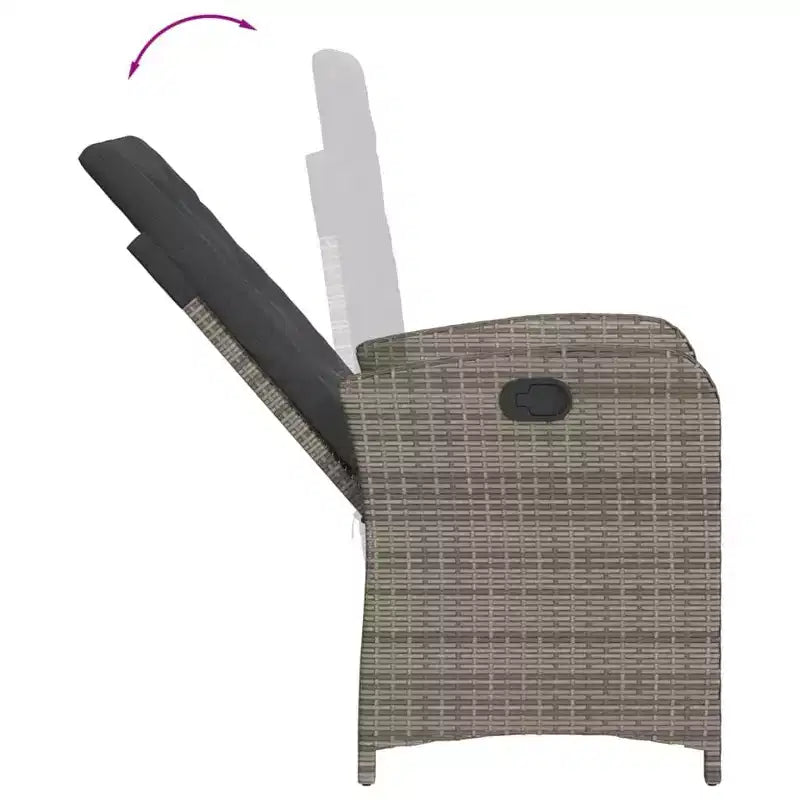 vidaXL Outdoor Dining Set with Cushions in Multiple Colors
