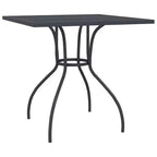 vidaXL Anthracite Metal Mesh Garden Dining Set