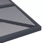 vidaXL Anthracite Metal Mesh Garden Dining Set