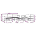 vidaXL Modular Patio Lounge Set in Different Colors