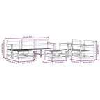 vidaXL Modular Patio Lounge Set in Different Colors