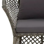 vidaXL Salon de jardin avec coussins de différentes couleurs