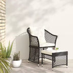 vidaXL Salon de jardin avec coussins de différentes couleurs