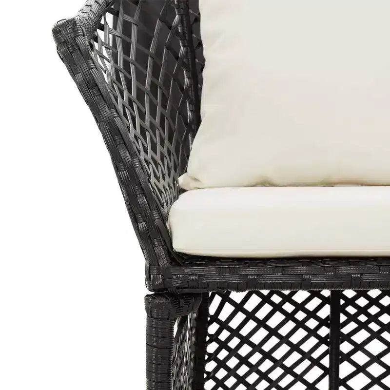 vidaXL Salon de jardin avec coussins de différentes couleurs