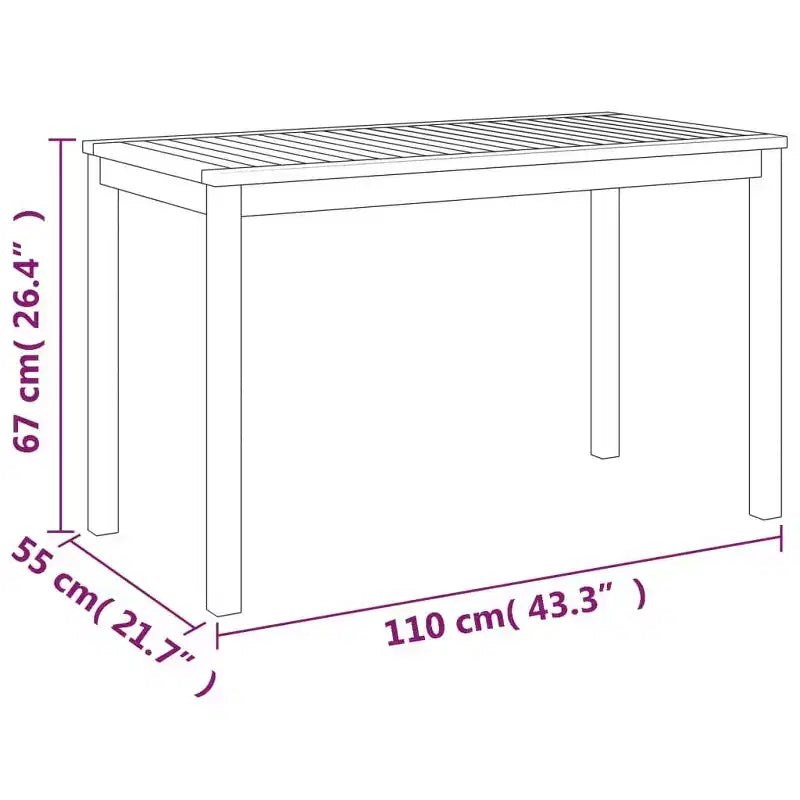 vidaXL Ensemble de salle à manger d'extérieur en bois d'acacia avec coussins
