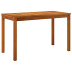 vidaXL Ensemble de salle à manger d'extérieur en bois d'acacia avec coussins