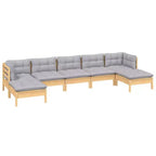vidaXL Modular Patio Lounge Set with Cushions in Various Colors