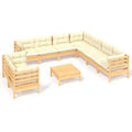 vidaXL Modular Garden Lounge Set with Cushions in Different Colors
