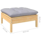 vidaXL Ensemble de canapés de patio modernes avec coussins en différentes couleurs