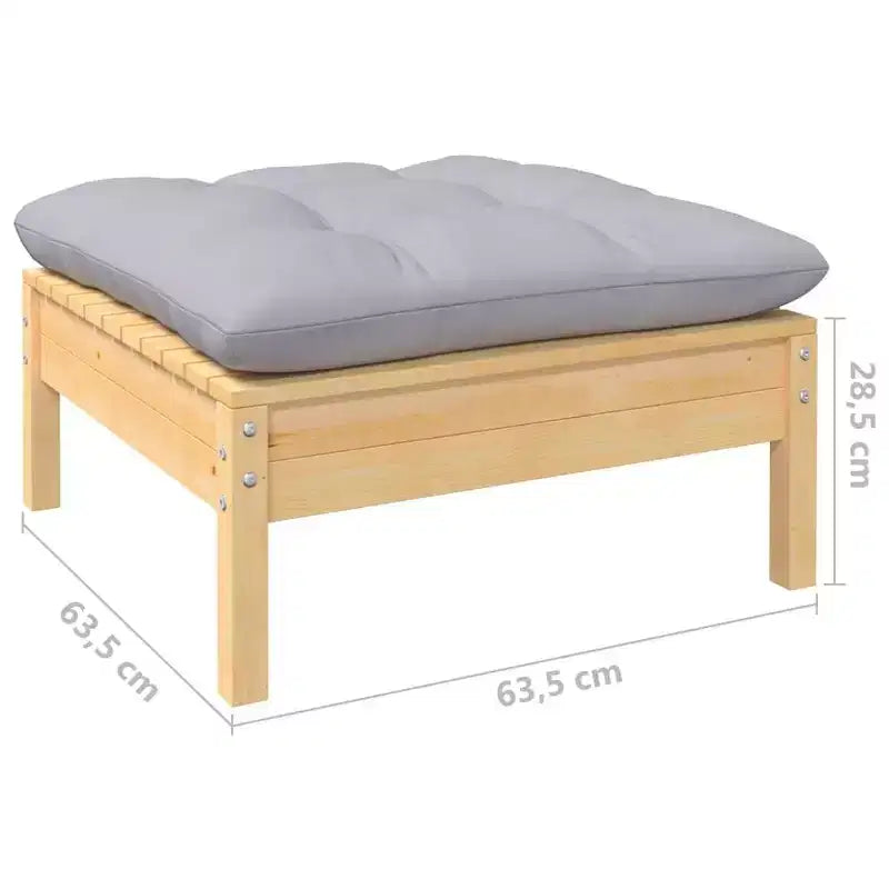 vidaXL Ensemble de canapés de patio modernes avec coussins en différentes couleurs