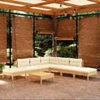 vidaXL Ensemble de canapés de patio modernes avec coussins en différentes couleurs