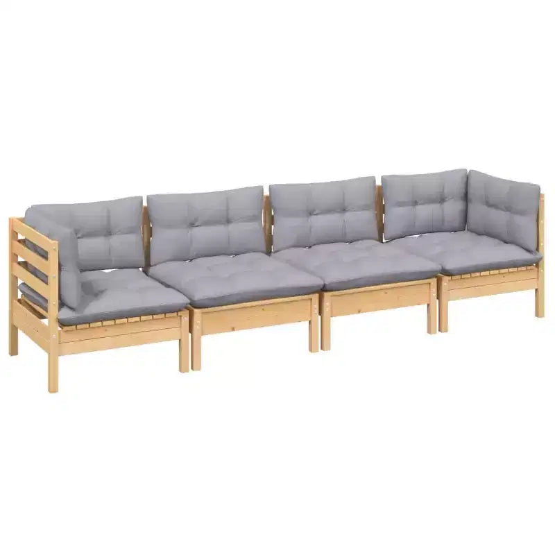 vidaXL Outdoor Lounge Set with Cushions in Different Colors