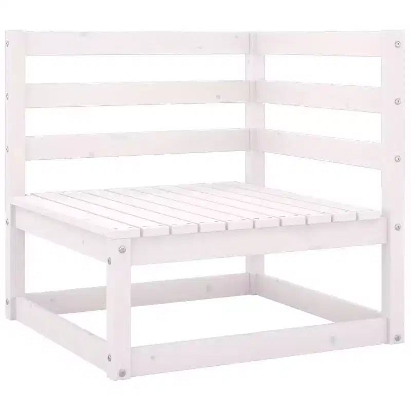 vidaXL Modular Garden Lounge Set with Cushions - Solid Pine and Weather-Resistant Fabric
