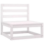 vidaXL Modular Garden Lounge Set with Cushions - Solid Pine and Weather-Resistant Fabric