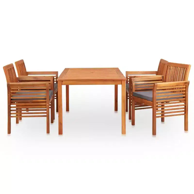 vidaXL Outdoor Dining Set Solid Wood Acacia Set Durable