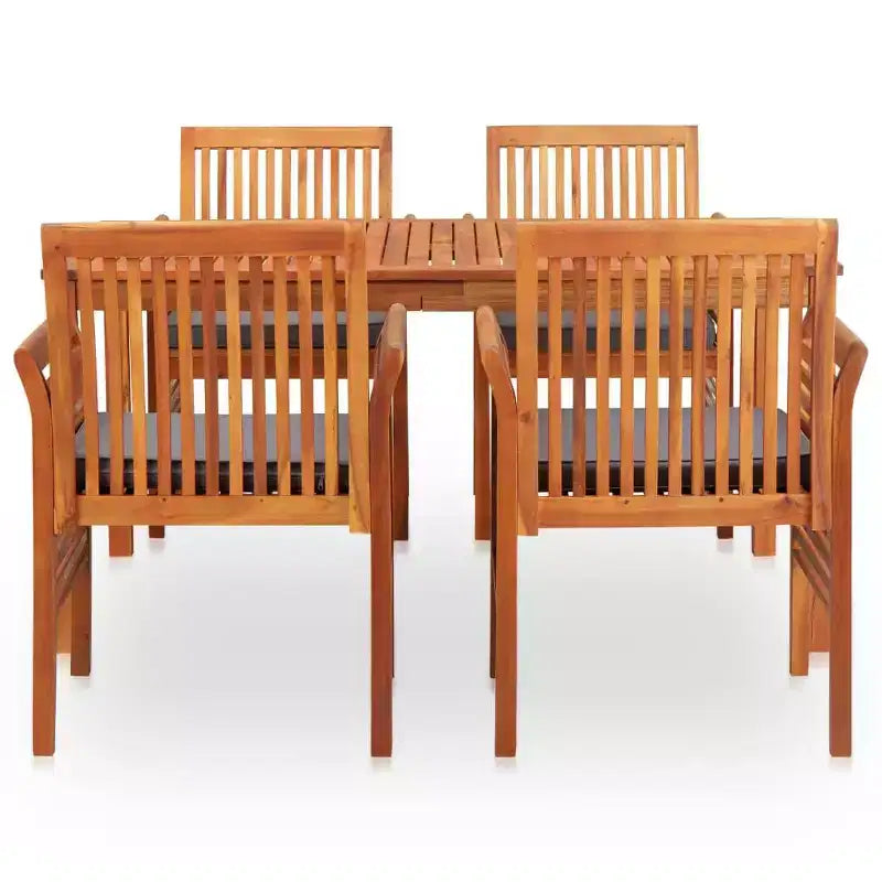 vidaXL Outdoor Dining Set Solid Wood Acacia Set Durable