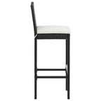 vidaXL Modern Outdoor Dining Set with Cushions - Choose Your Color