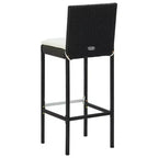 vidaXL Modern Outdoor Dining Set with Cushions - Choose Your Color