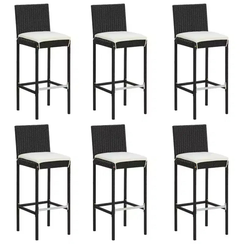 vidaXL Modern Outdoor Dining Set with Cushions - Choose Your Color