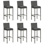 vidaXL Modern Outdoor Dining Set with Cushions - Choose Your Color