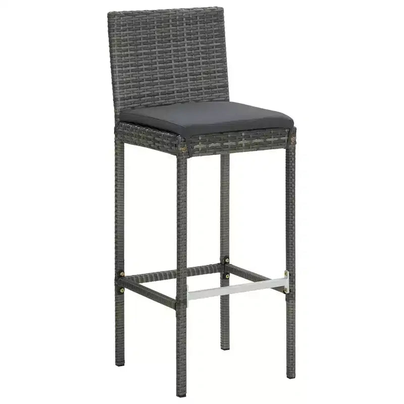 vidaXL Modern Outdoor Dining Set with Cushions - Choose Your Color