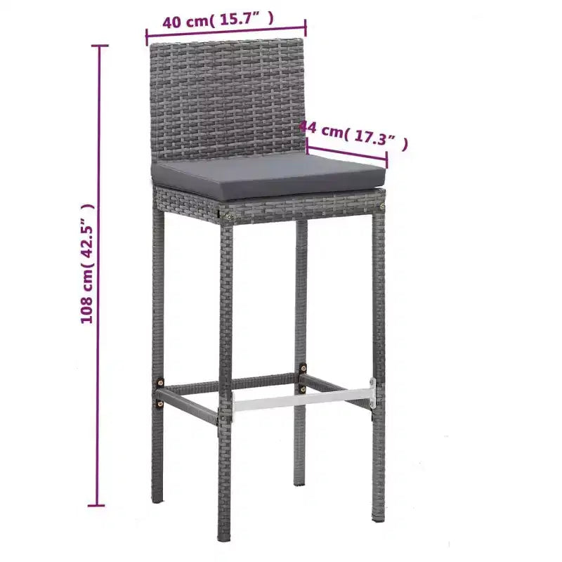vidaXL Bar Set