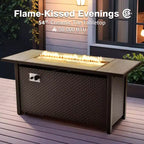 Ensemble de meubles de patio HOMLUX 8 pièces pour conversation extérieure