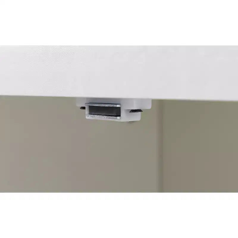 VIYET 68 Multi-Functional Living Room Sideboard, White Particle Board+MDF Storage Cabinet (Anti-Tipping Device for Living Room/Bedroom/Office)