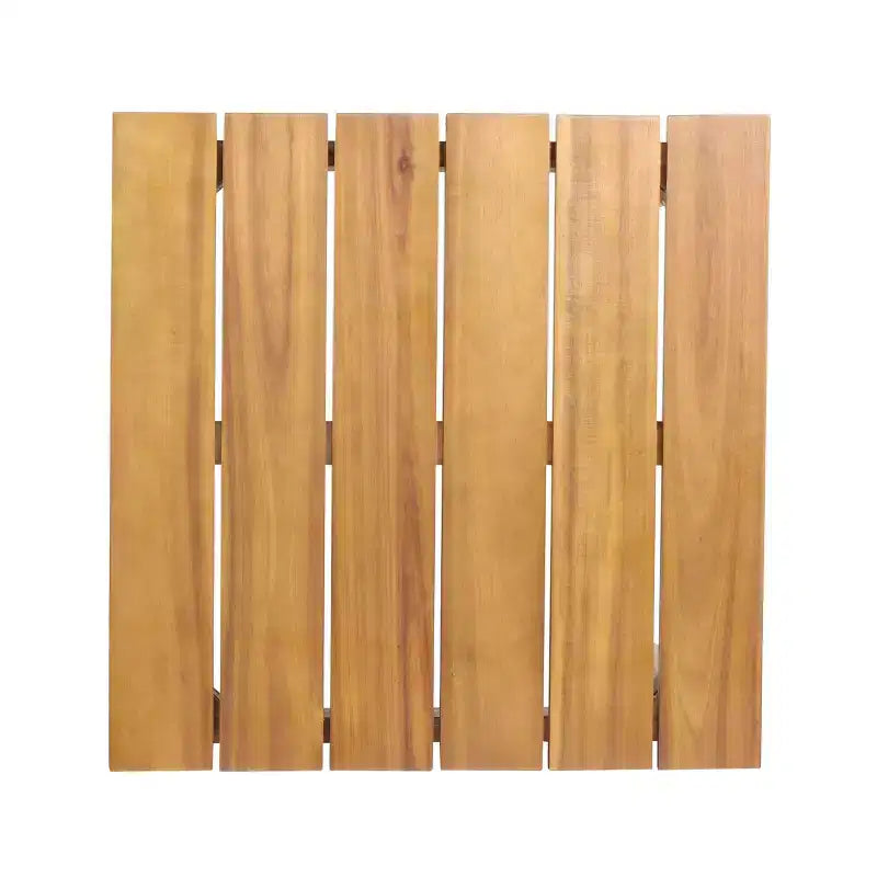Christopher Knight Home Ananya Modern Patio Acacia Wood Seating Set with Slatted Side Table