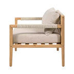Christopher Knight Home Ananya Modern Patio Acacia Wood Seating Set with Slatted Side Table