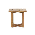 Christopher Knight Home Asha Modern Patio Acacia Wood Seating Set with Slatted Side Table