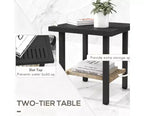 GDFStudio Ocilla Outdoor Iron and Rattan 3 Piece Chat Set