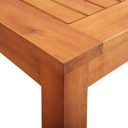 vidaXL Ensemble de salle à manger d'extérieur 3 pièces en bois d'acacia massif avec coussins