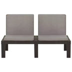 vidaXL Garden Lounge Set Plastic Normal Seats 4 Garden Lounge Set