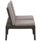 vidaXL Garden Lounge Set Plastic Normal Seats 4 Garden Lounge Set