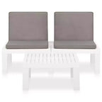 vidaXL Garden Lounge Set Plastic Normal Seats 4 Garden Lounge Set